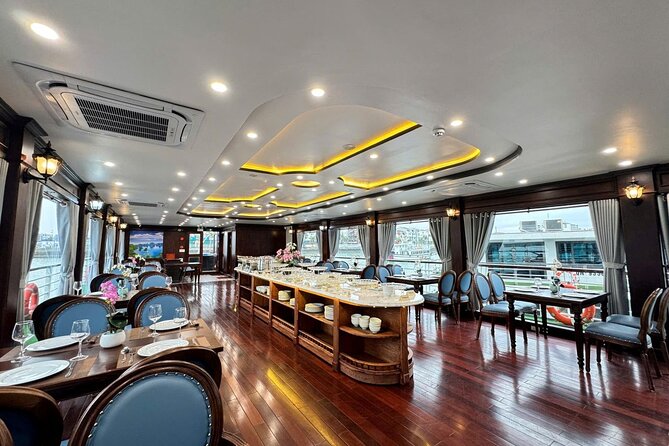 Ha Long Bay Luxury Day Cruise with Buffet Lunch, Caves & Kayaking - Lunch, guide service, and the feel of the day