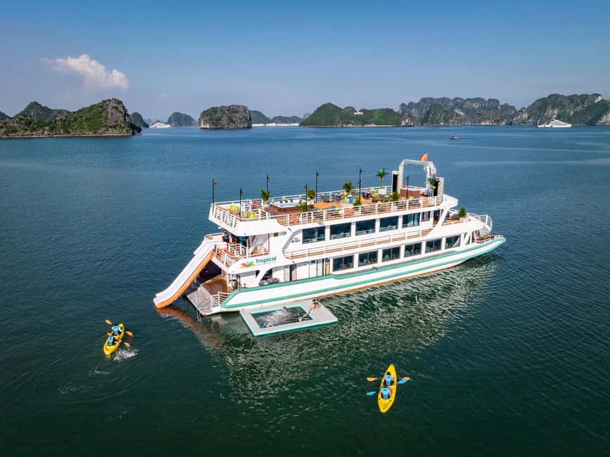 Ha Long Bay Luxury Day Cruise with Buffet Lunch - The Hanoi to Ha Long Transfer