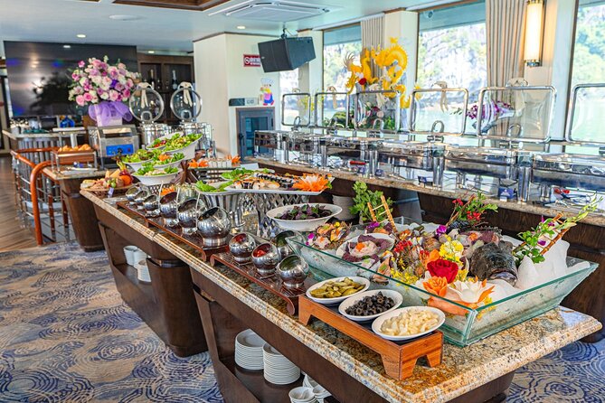 Ha Long Symphony Cruise Luxury Day Tour from Harbor with Pick up - Service, staff, and the group atmosphere