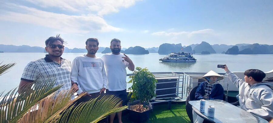 Ha Noi: Ha Long Bay 1 Day/ Full Service/ Small Group & Lunch - Titop Island, swimming, and nearly 500 steps