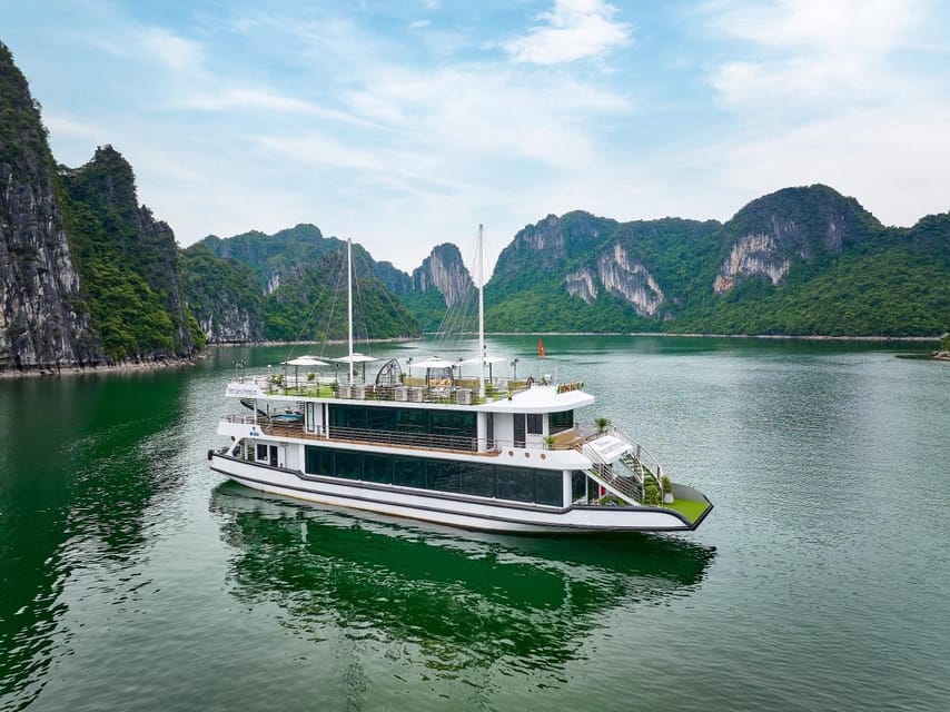 Ha Noi - Ha Long Bay 1 Day/ Luxury Boat/ Buffet Lunch/ Party - Boarding the boat in Halong at 11:30 AM