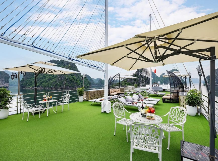 Ha Noi - Ha Long Bay 1 Day/ Luxury Boat/ Buffet Lunch/ Party - Titop Island at 4:00 PM