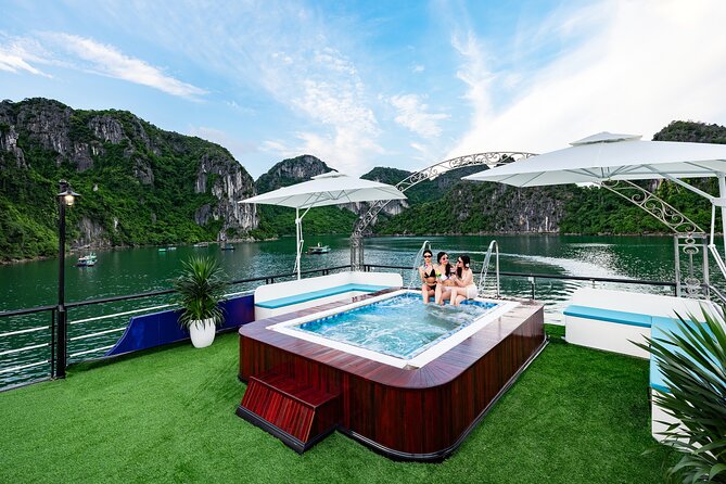 Halong 5star Cruise Day Trip: Buffet Lunch, Jacuzzi & Kayaking - Boarding at Tuan Chau and settling in