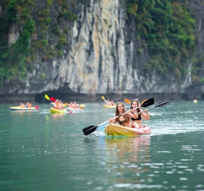 Halong 6 Hours Cruise: Kayak, Cave, Lunch, Beach & Island - Ti Top Island, beach or peak