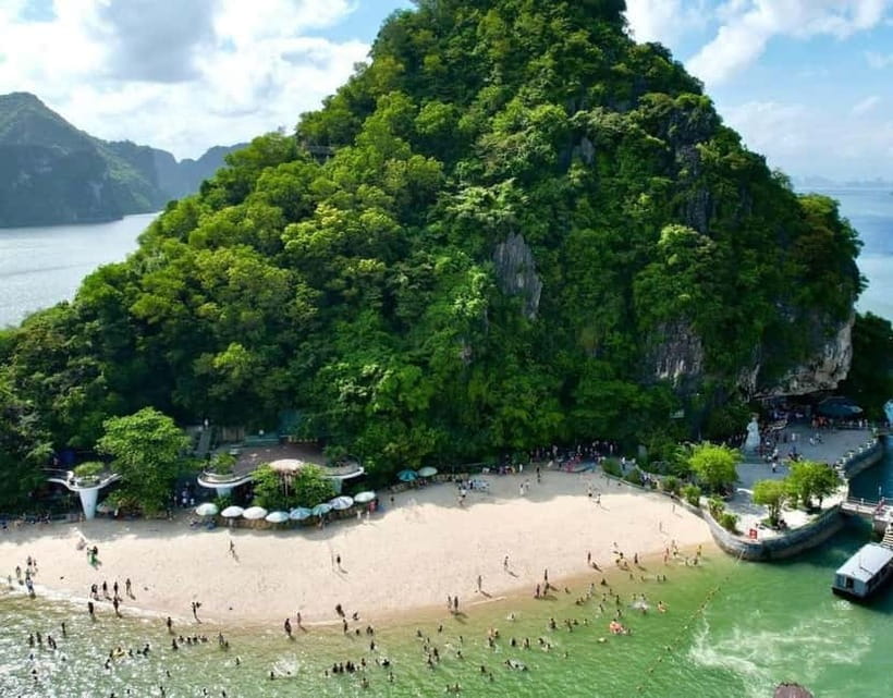 Halong 6 Hours Cruise: Kayak, Cave, Lunch, Beach & Island - Meeting at Tuan Chau Marina before noon