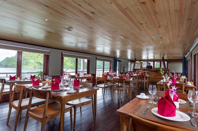 Halong Amazing Sail Luxury 1 Day Small Group Tour 7-Hour Cruising - The boat setup suits couples and families