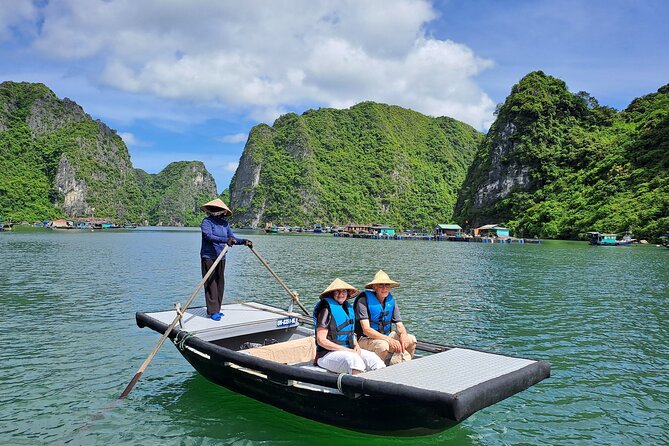 Halong & Bai Tu Long Luxury Day Tour - Fishing village & Kayak - Lunch, sundeck time, and the return cruise