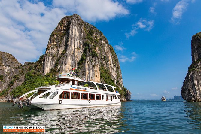 HaLong Bay 1Day 6hrs cruising - Alova Premium Cruise - Limousine - Sung Sot Cave and the limestone islands