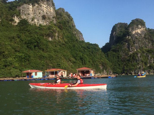 HaLong Bay 1Day 6hrs cruising - Alova Premium Cruise - Limousine - Luon Cave by kayak or bamboo boat