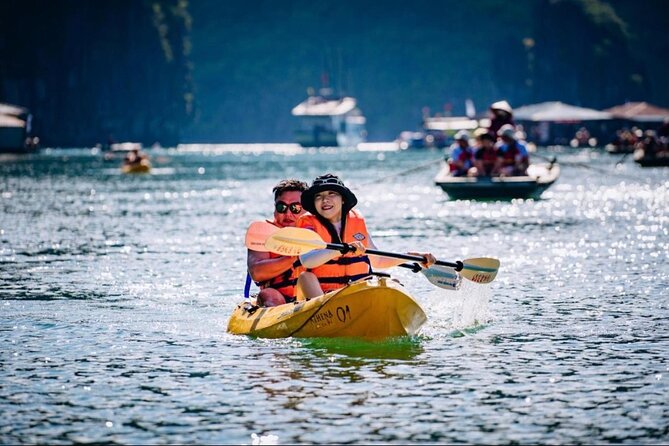 Halong Bay 2 Days 1 Night Including Transfers - Kayaking, bamboo boats, and life around the islands