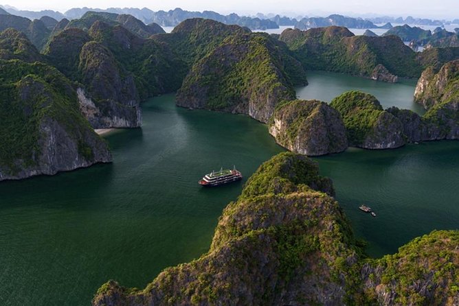 Halong Bay 2D1N BEST CRUISES All-Inclusive: Transfer, Meals, Kayak, Cave, Island - From Hanoi to the limestone islands