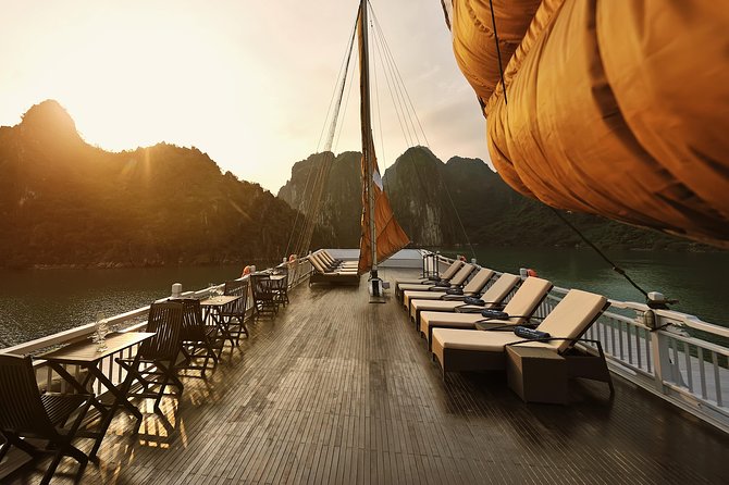 Halong Bay 2D1N BEST CRUISES All-Inclusive: Transfer, Meals, Kayak, Cave, Island - Bai Tu Long Bay and Thien Canh Son Cave