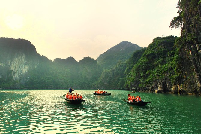 Halong Bay 2D1N BEST CRUISES All-Inclusive: Transfer, Meals, Kayak, Cave, Island - Ti Top Island and the classic Halong Bay route