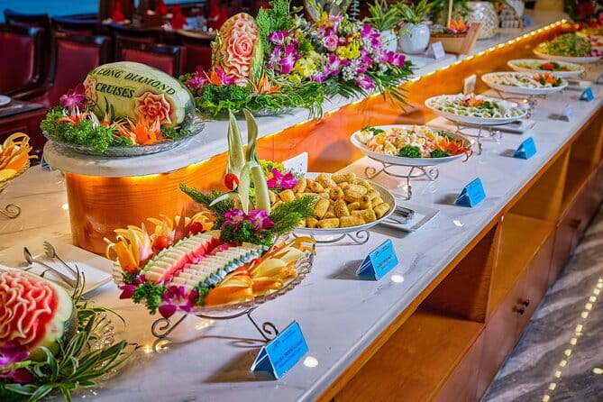 Halong Bay 5-Star Day Cruise, Buffet Lunch, Cave, Kayak, Transfer - Boarding at Halong International Port