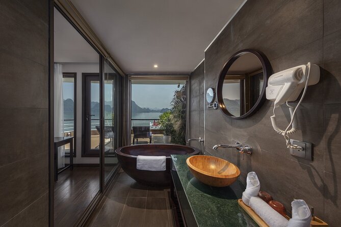 Halong Bay Cruise 2 Days/1 Night 5 Star All included - Sunrise tai chi and a simple breakfast