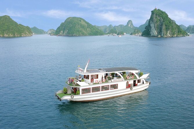Halong Bay Cruise Discovery Luxury Day Tours - Boarding the four-star cruise