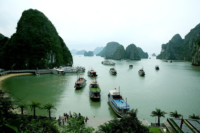 Halong Bay Cruise Tour from Hanoi with Kayak Adventure - Leaving Hanoi and reaching Tuan Chau harbor