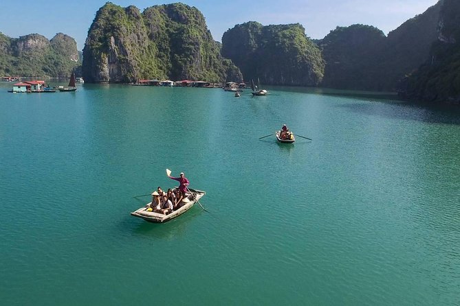 Halong Bay Day Cruise with Bamboo Boat Ride or Kayaking - Surprising Cave and its busy hour underground