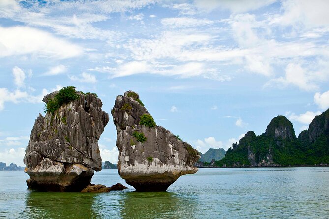 Halong Bay day cruise with Cave, Kayaking and Swimming on highway - The sunset party on the return cruise