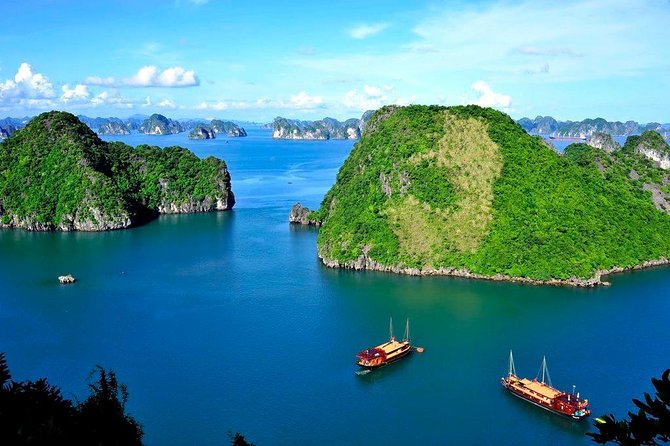 Halong Bay Day Tour With Titop Island, Cave, Kayak & Lunch - Boarding at Tuan Chau Island and settling in on the boat