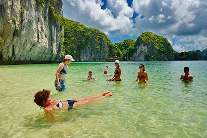 Halong Bay Day Trip 6hour: Buffet Lunch,Limousine bus,small group - Ti Top Beach and the practical side of an island stop