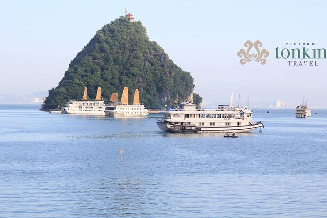 Halong bay deluxe cruise 2 days/ 1 night: kayaking, titop island, surprise cave - Titop Island: beach time or a steep climb