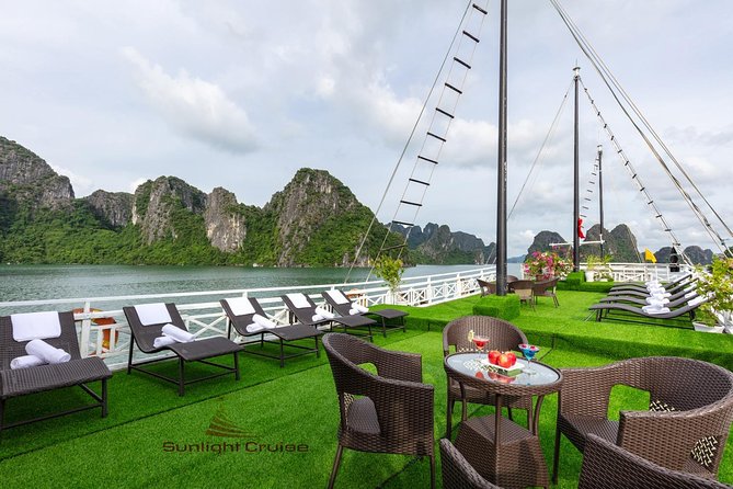 Halong bay deluxe cruise 2 days/ 1 night: kayaking, titop island, surprise cave - Food, cabins, and service: where the cruise earns its money
