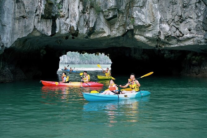 Halong Bay Deluxe Cruise with Lunch, Kayaking & Cave Tour - Surprising Cave: The Day’s Main Underground Stop