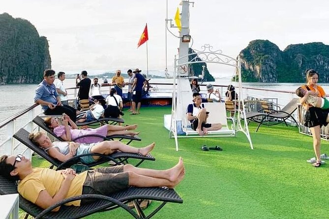 Halong Bay Full-Day Cruise with Kayaking from Hanoi - Sung Sot Cave and its large chambers