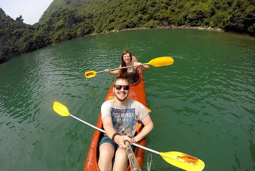 Halong Bay: Full-Day Cruise with Swimming, Meal and Kayaking - Titop Island for swimming and a steep view