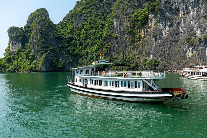 Halong bay full day trip: Visit Surprise cave, Titop island, kayaking & swimming - Getting to the port around midday