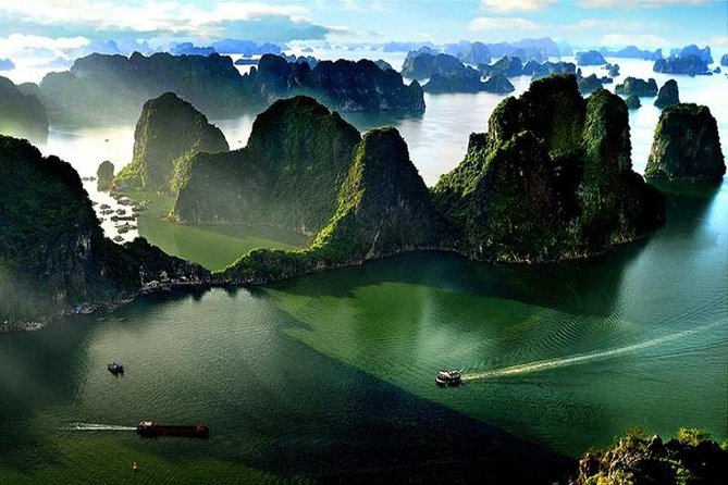 Halong Bay Full-Day with 6 Hour Cruise Kayaking, Swimming, Lunch - Vietnamese lunch among the limestone towers