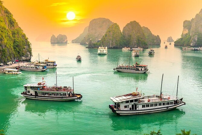 Halong Bay Full Day With Cave, Kayaking And Swimming - Highway Transfer - Key points at a glance
