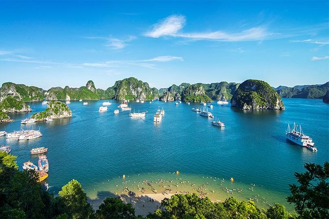 Halong Bay Full Day with Kayaking, Hiking viewpoint, Cave - Deluxe To Luxury - Kayaking or a bamboo boat ride