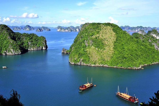 Halong Bay Full Day with Kayaking, Hiking viewpoint, Cave - Deluxe To Luxury - Sunset tea and the return cruise