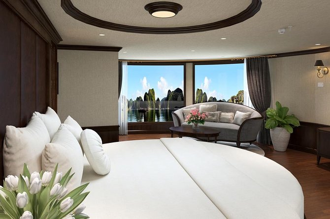 Halong bay luxury cruise 2D/1N: Kayaking, Swimming, Titop island & Surprise cave - The early Hanoi pickup and ride to Tuan Chau