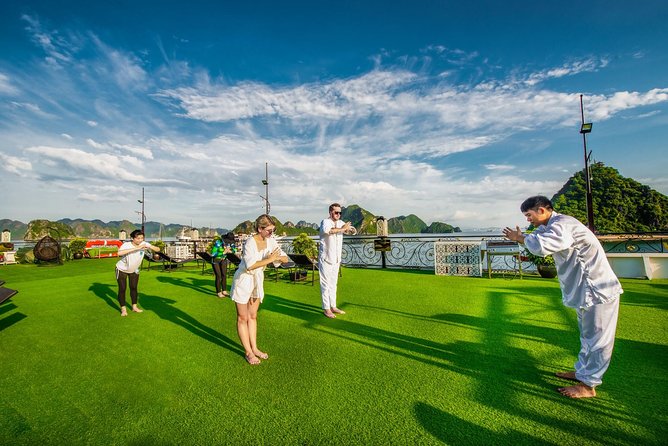 Halong bay luxury cruise 2D/1N: Titop island, Surprise cave, Kayaking, Swimming - Sunset, spring rolls, and dinner on board