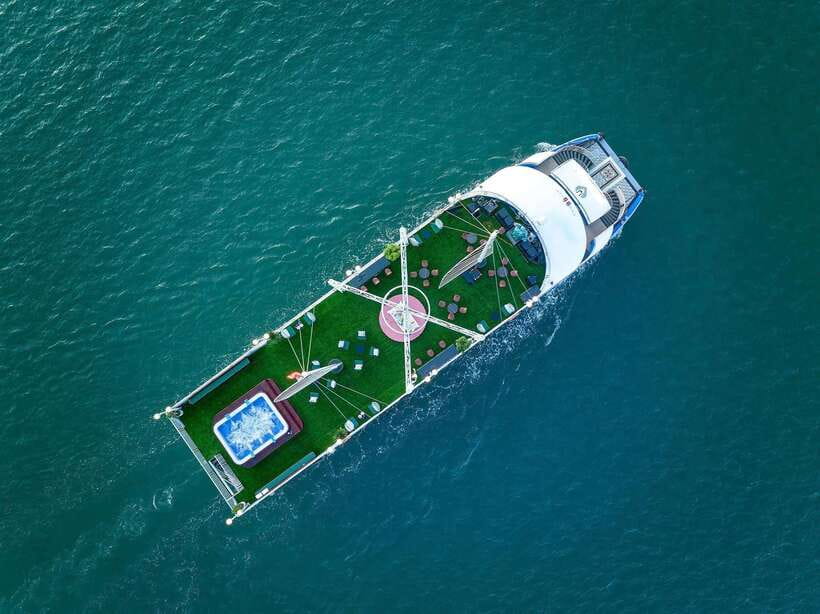 Halong Bay Luxury Cruise: Kayak&Swim,Cave, Party BEST SELLER - From Hanoi to the harbor