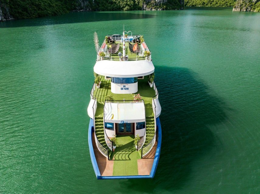 Halong Bay Luxury Cruise with Kayaking & Lunch Buffet - Sunset snacks on the return route