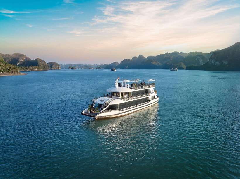 Halong Bay: Luxury Day Cruise with Buffet, Kayak, Swim - The long road from Hanoi to Tuan Chau