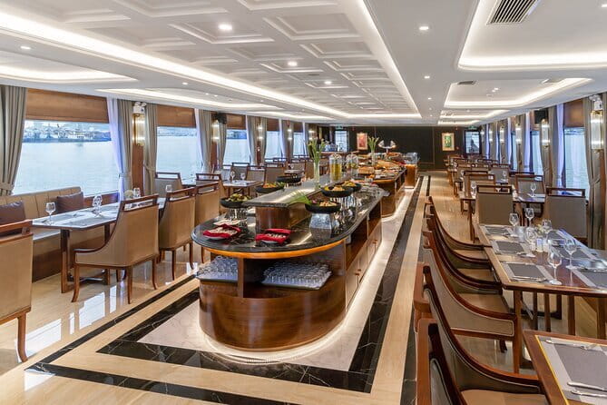 HALONG BAY LUXURY IRIS CRUISE DAY TRIP-BEST SELLER: Kayak, Music - Ti Top Island for swimming or a climb