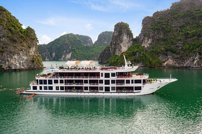 Halong Bay Shore Excursion: Full Day Cruise Tour from Cruise Port - Pearl farming, lunch, and time on the boat