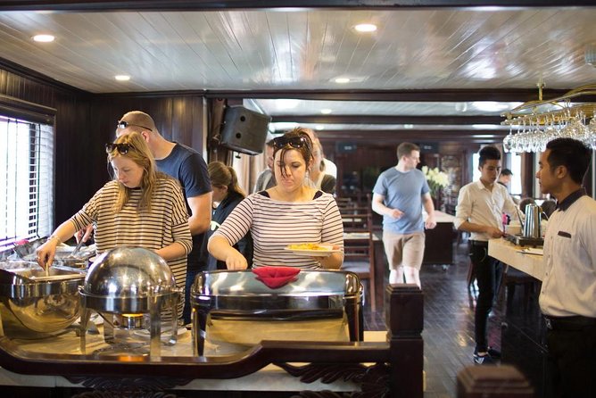 Halong Bay tour 2 days / 1 night on Stellar cruise {New 4 star Cruise}. - Spring rolls, lunch, and the return to Hanoi