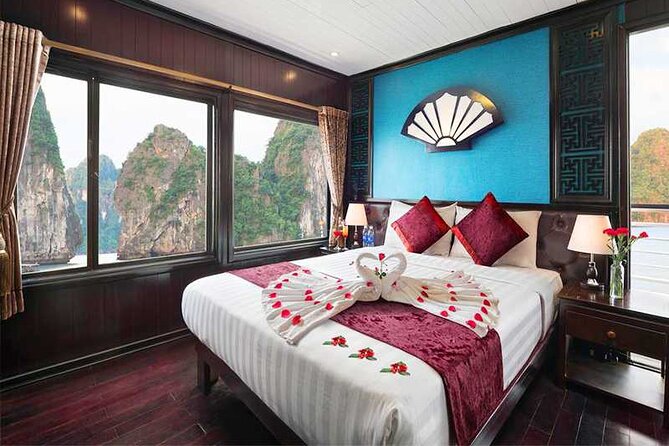 Halong Bay Tours 2 Days 1 Night on 5 Star Cruise (BEST CHOICE) - Meals, spring rolls, and evening activities