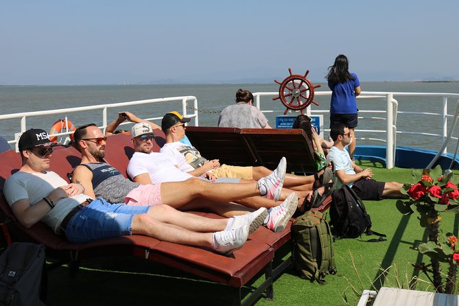 Halong Day Tour: Islands, Cave, Kayak. Lunch. Transfers - Lunch on board, with seafood and practical limits
