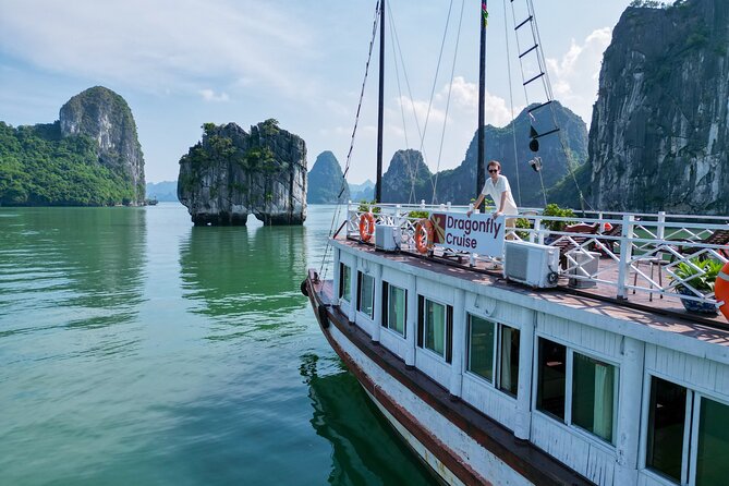Halong Day Tour Islands, Caves, Kayak, Lunch w Dragonfly Cruise - Four hours among Ha Long Bay’s limestone towers