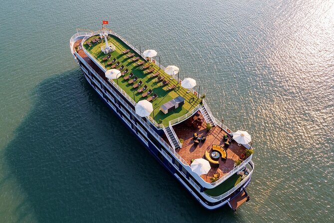 Halong Dragon Bay 5 Star Cruise 2D1N-All Inclusive,Cave,Transfer - Lunch among the limestone towers of Lan Ha Bay