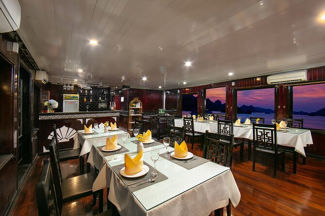 Halong Fantasea Cruises - 3 Days 2 Nights Tour From Hanoi - Day one: boarding, seafood lunch, and Sung Sot Cave