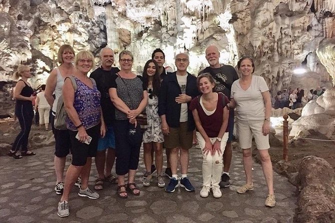 Halong Islands, Caves, Kayak, Lunch day tour w Dragonfly Cruise - Inside Heaven Palace Cave