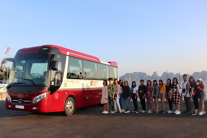 Halong Islands, Caves, Kayak, Lunch Day Tour w Dragonfly Cruise - The Hanoi pickup and road to Tuan Chau Island
